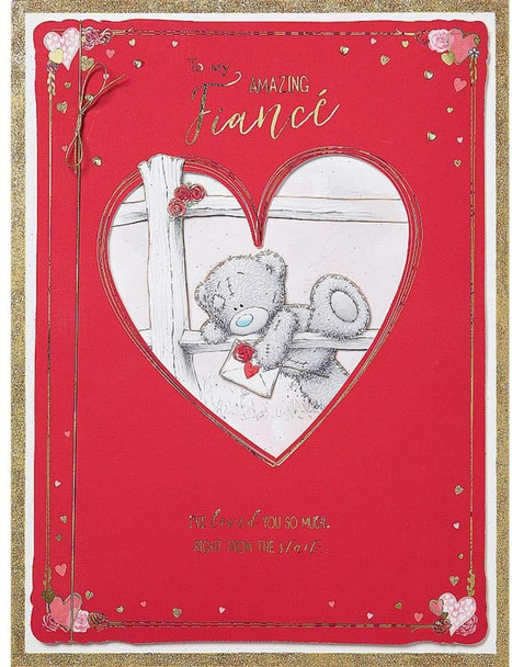 Me To You Bear Amazing Fiance Valentine's Day Boxed Card