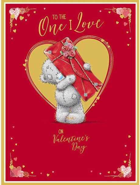 Me To You Bear One In Love Large Valentine's Day Card