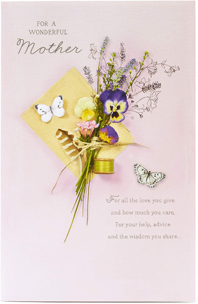 Lovely Card for a Wonderful Mother on Mother's Day 