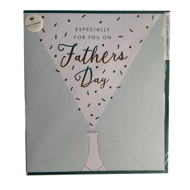Especially For You Popping Champagne Design Father's Day Card 
