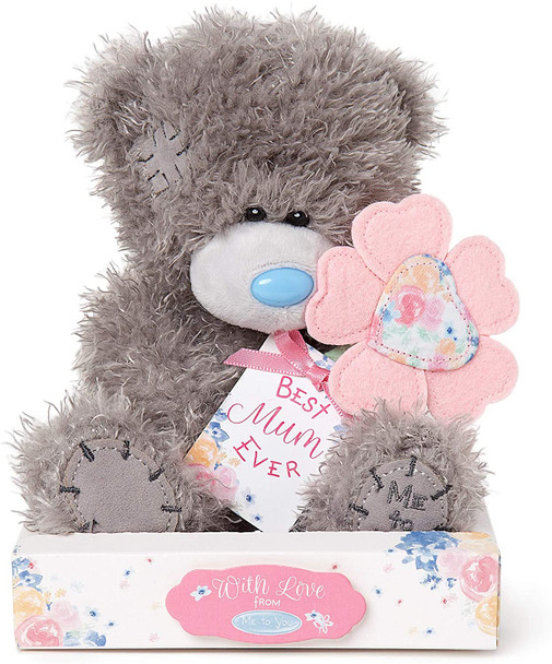 Me To You Best Mum Flower Tatty Teddy Bear Mother's Day Or Anytime