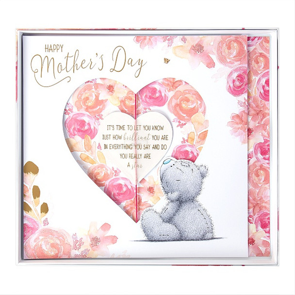 Floral Heart Design Mother's Day Boxed Card