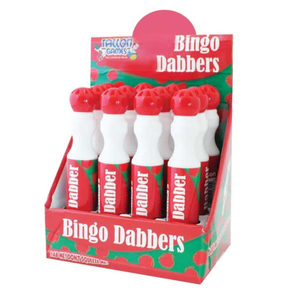 Box of 12 Large 'Red' Bingo Dotter