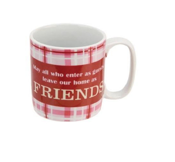 May All Who Enter as Guests Leave Our Home As Friends Mugs