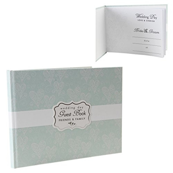 Love & Cherish Pearlised Paperwrap Wedding Guest Book