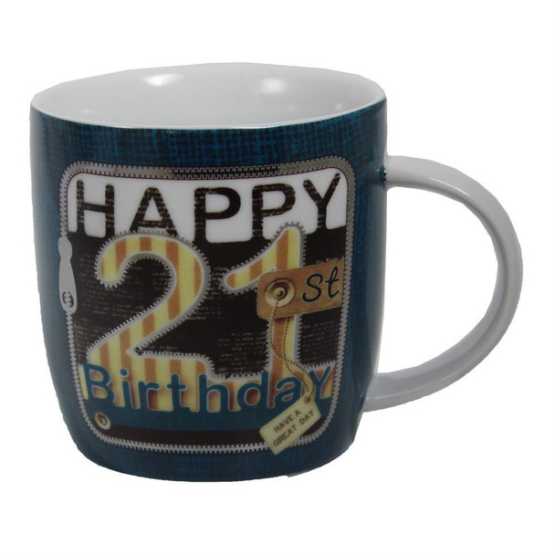 Laura Darrington 21st Birthday Unzipped Collection Porcelain Mug