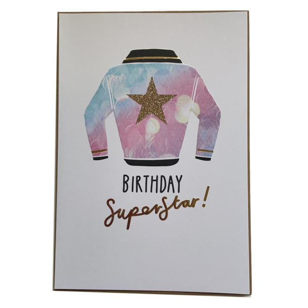 Super Star Birthday Card