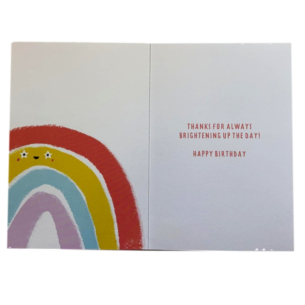Fabulous Friend Rainbow Design Birthday Card Fabulous Friend Rainbow Design Birthday Card