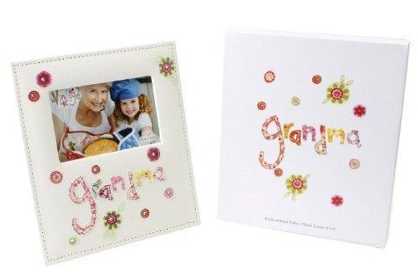 Vintage Collection 6"x4" Fabric Photo Frame for GRANDMA