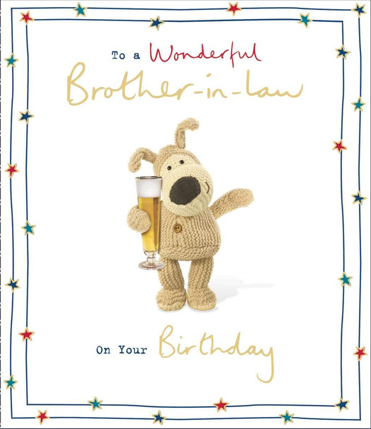 Wonderful Brother in Law - Birthday Card Boofle