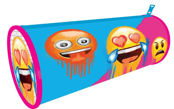 Emoji Colour Barrel Pencil Case