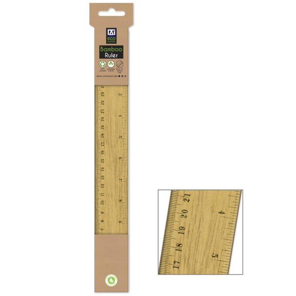 30cm Bamboo Ruler 30cm Bamboo Ruler