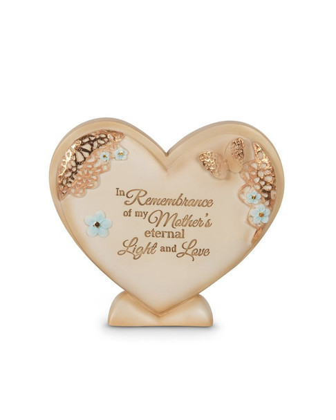 Light Your Way Memorial Mother's Light and Love Plaque 4"