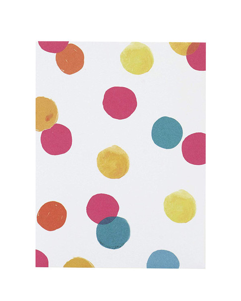 Female Coloured Spot Gift Card Holder Multi - Perfect for Mother's Day or Birthdays