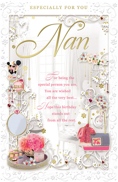 Nan Birthday Opacity Card