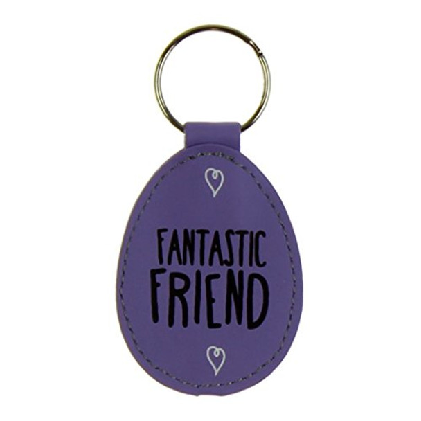 Eggcellent Purple Keyring "Fantastic Friend"