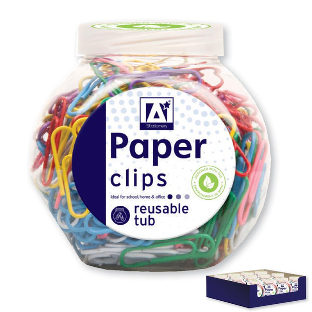 Tub of Paper Clips