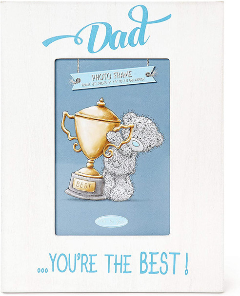 Me To You Best Dad Photo Frame, 6\" x 4\