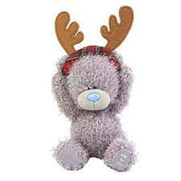 Me To You 4-Inch Tatty Teddy Wearing Antlers (Grey)