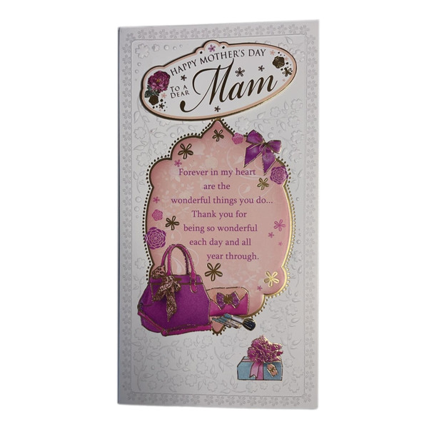 Dear Mam Forever In My Heart Mother's Day Card