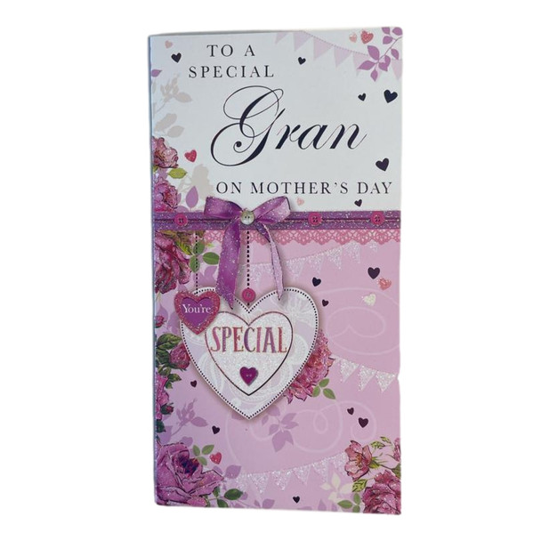 To Gran You're Special Glitter Finished Mother's Day Card