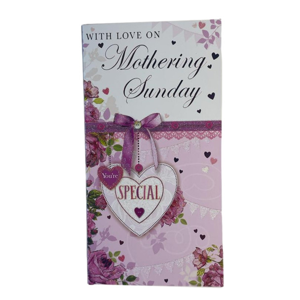 Mothering Sunday You're Special Glitter Finished Mother's Day Card