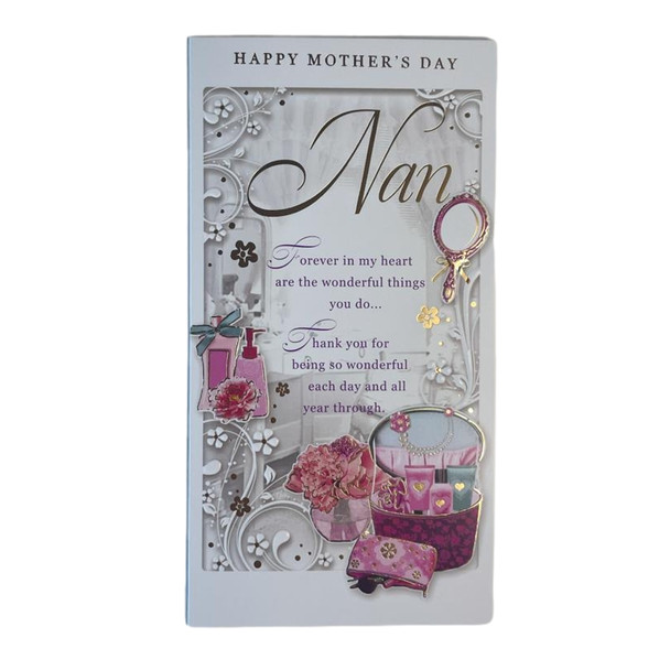 To Nan Forever In My Heart Mother's Day Card