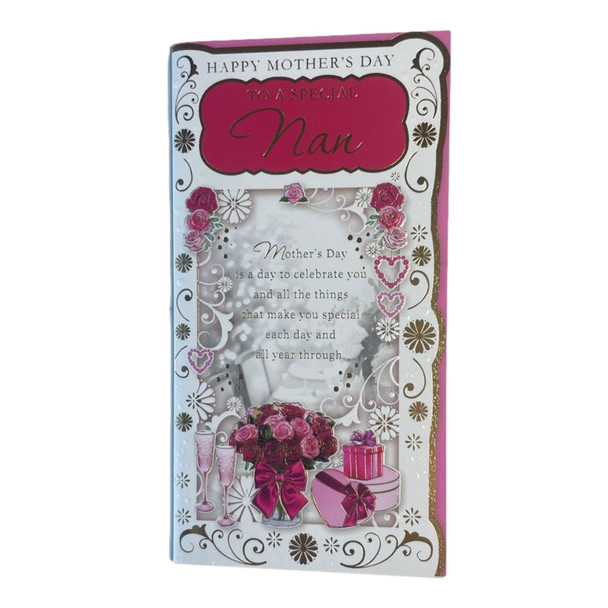 To A Special Nan Rose Bouquet Design Mother's Day Card