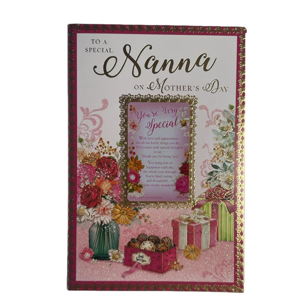 To A Special Nanna You're Very Special Verse Mother's Day Card