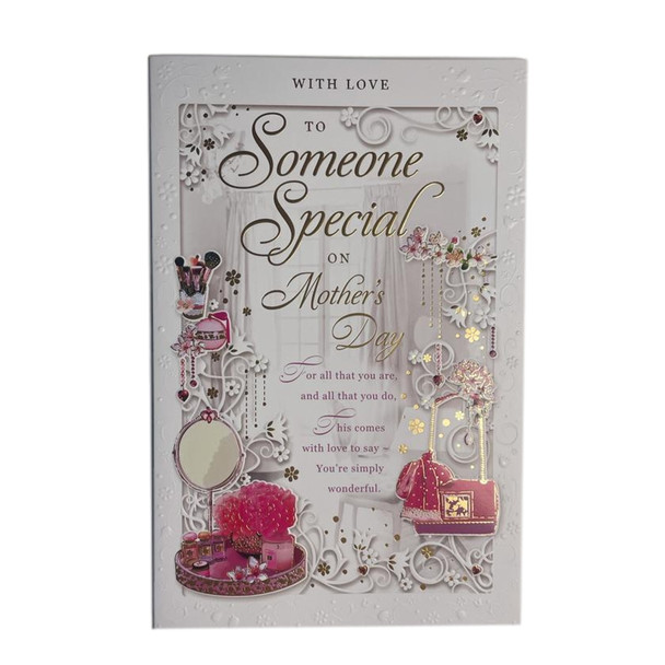 To Someone Special Women's Accessories Design Foil Finished Mother's Day Card
