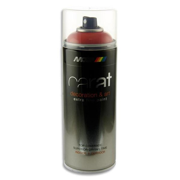 400ml Can Art Traffic Red Spray Paint by Carat