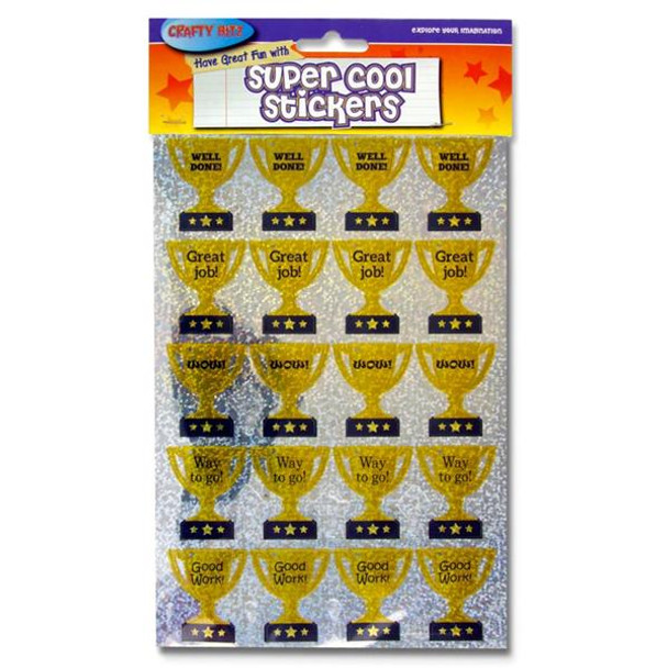 Super Cool Champion Holographic Stickers by Crafty Bitz Super Cool Champion Holographic Stickers by Crafty Bitz