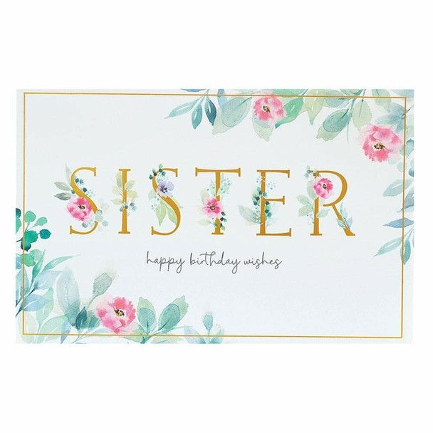 Simply Traditional Sister Birthday Card