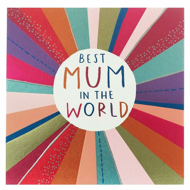Best Mum In The World Birthday Card