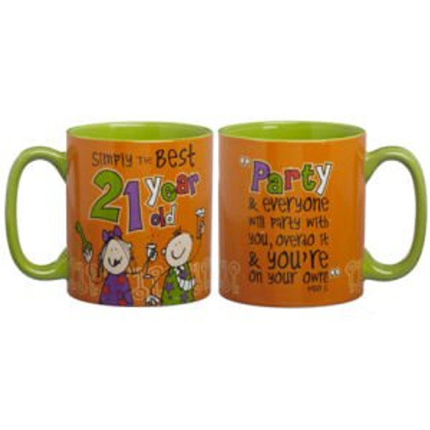 Simply The Best 21 Year Old Mug