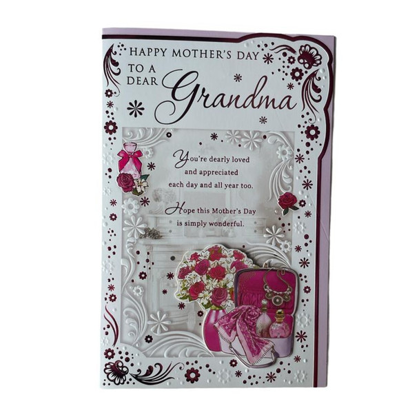 To A Dear Grandma Simply Wonderful Mother's Day Card