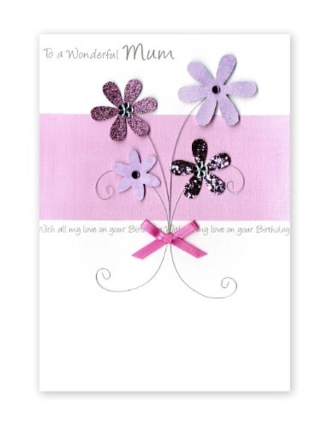 Second Nature Luxury Greeting Card for a Mum's Birthday