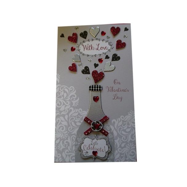 Luxury Valentine's Day Card by Second Nature With Love On Valentines Day