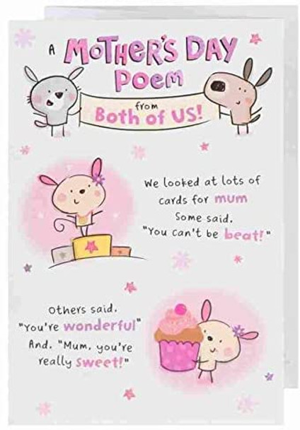 A Mother's Day Mum Humour Poem from Both Mother's Day Card