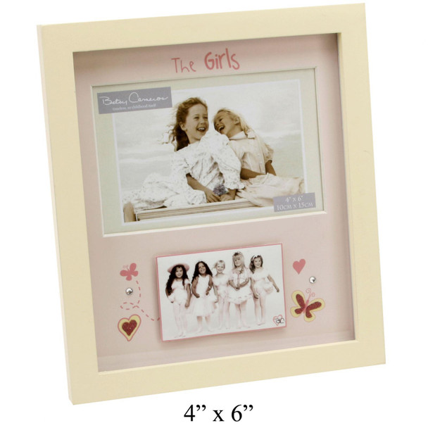 Betsy Cameron MDF Landscape Frame 3D The Girls Photo Frame The girl 4x6"