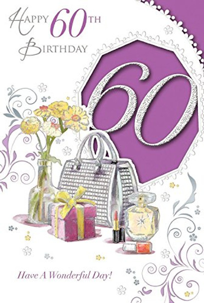 Open Female 60 Today! Purse And Gift Design Birthday Card