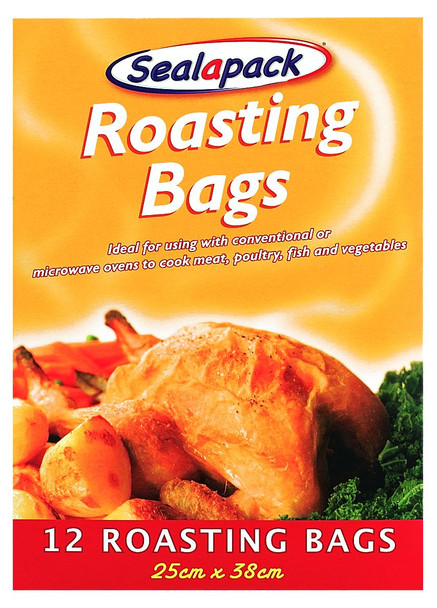 Pack of 12 Roasting Bags 25cm x 38cm