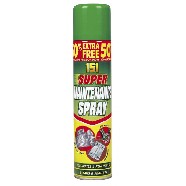 151 Super Maintenance Spray 300ml Lubricates & Penetrates