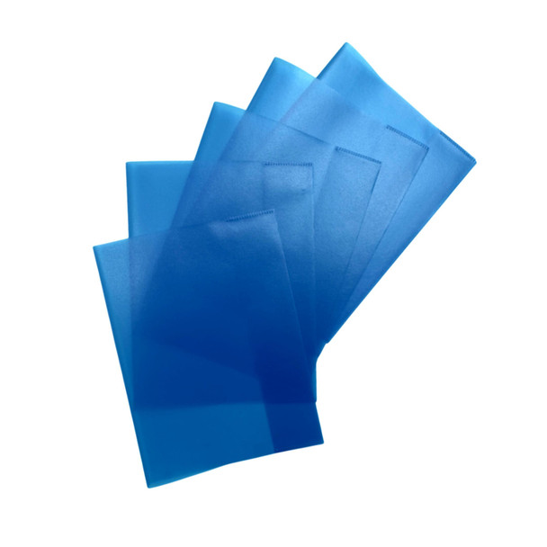 Pack of 50 9x7" Frosted Blue Exercise Book Covers