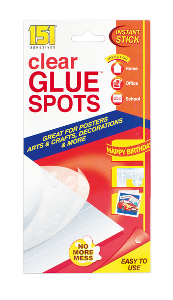 151 Adhesives - Clear Glue Spots