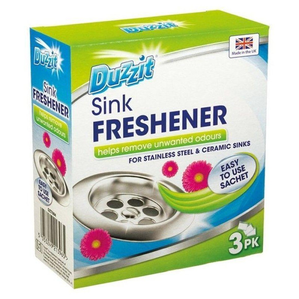 Pack of 3 Duzzit Sink Freshener