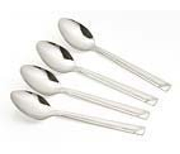 4 Piece Basic Stainless Steel Spoon Set
