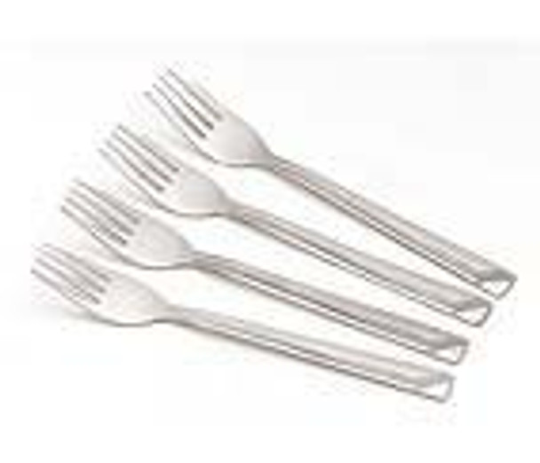 4 Piece Basic Stainless Steel Fork Set