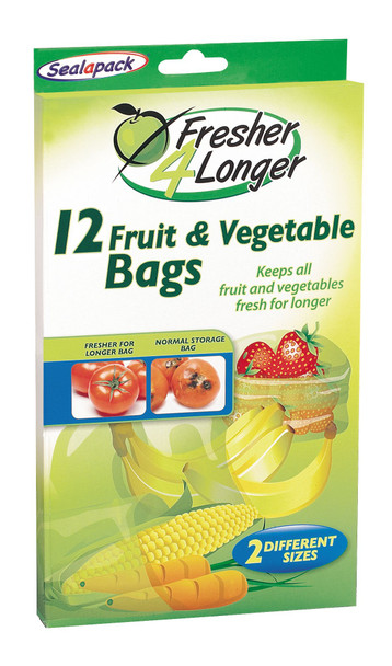 Sealapack Fresh For longer Fruit & Veg Bags 12 Pk