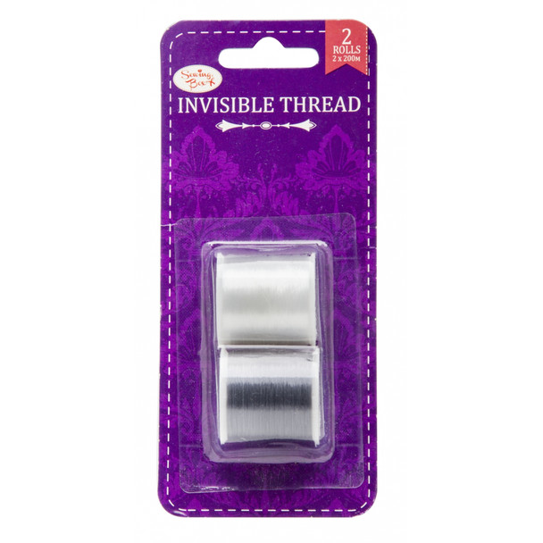 Pack of 2 Reels of Invisible Threads by Sewing Box